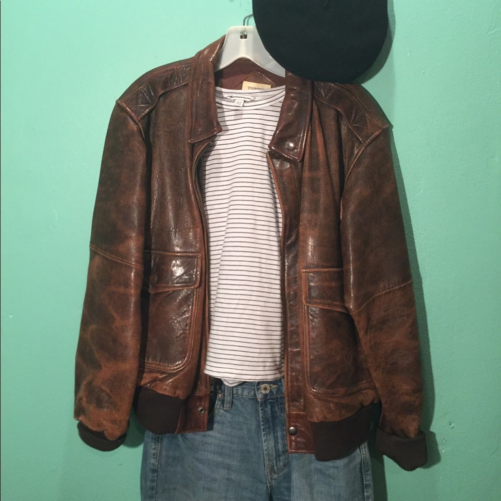 Genuine Brown Leather Jacket